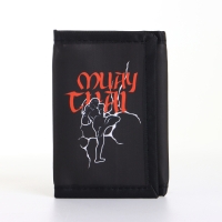 Кошелёк детский на липучке &laquo;Выбражулька&raquo;, цвет чёрный