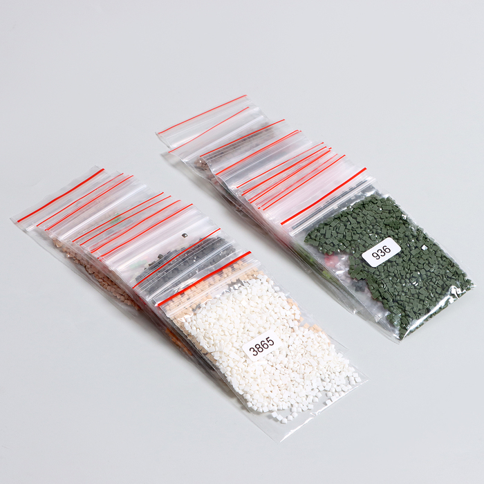 Алмазная мозаика &laquo;Корзинка с ромашками и клубникой&raquo;, 20 &times; 26 см, 27 цветов