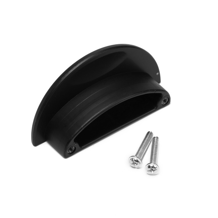 Ручка скоба CAPPIO PK108, м/о 64 мм, пластик, цвет черный