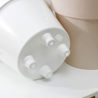 Кашпо для цветов со вставкой &laquo;Порто&raquo;, 9 л, цвет жемчужный