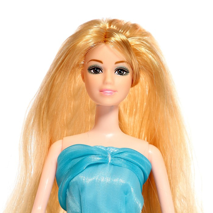 Музыкальная кукла &laquo;Мери&raquo; в голубом платье, поёт, танцует, рассказывает стихи и сказки, управляется с пульта