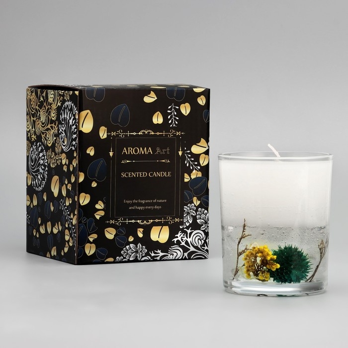 Свеча ароматическая &laquo;Black cedar&raquo;, 200 гр