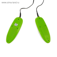 Сушилка для обуви Sakura SA-8153WGR, 60-75&deg;С, арома-пластик, антибакт., зелено-белый