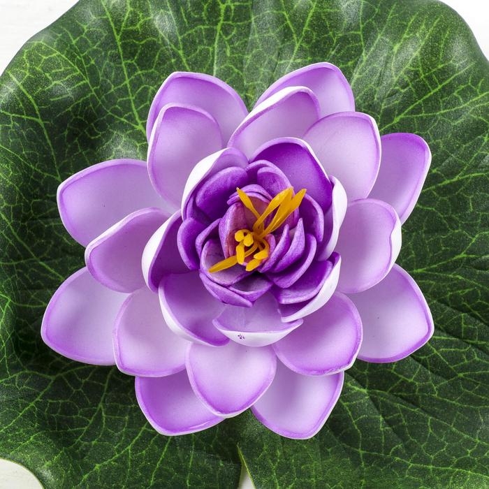 Декор "Кувшинка плавающая" d-17 см, микс