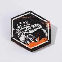 Подарочный набор &laquo;Будь всегда впереди&raquo; блокнот А6 32 листа, значок, наклейки и карандаши 2 шт