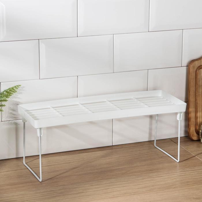 Полка универсальная складная, 39&times;14&times;15,5 см, цвет белый