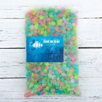 Декоративные камни для аквариума, светящиеся, 8-11 мм, 1 кг, микс Декоративные камни для аквариума, светящиеся, 8-11 мм, 1 кг, микс