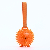 Игрушка под лакомства для собак "Смеющийся монстр" 10,5 см, ТПР, микс цветов