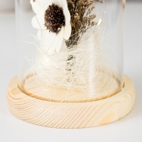 Ночник колба "Цветы" LED от батареек 3хААА 11х11х20 см RISALUX Ночник колба "Цветы" LED от батареек 3хААА 11х11х20 см RISALUX