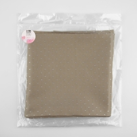 Ткань подкладочная &laquo;Горох&raquo;, двусторонняя, 100 % вискоза, 1 &times; 1,4 м, цвет бежевый