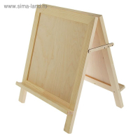 Мольберт настольный «Хлопушка», 500 х 450 х 300 мм, двусторонний, неокрашенное дерево, Calligrata Мольберт настольный «Хлопушка», 500 х 450 х 300 мм, двусторонний, неокрашенное дерево, Calligrata