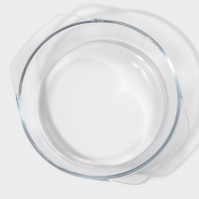 Кастрюля с крышкой из жаропрочного стекла для запекания Доляна &laquo;Фуэго&raquo;, 650 мл, 18&times;16&times;5 см