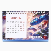 Календарь 2025 настольный с отрывными листами &laquo;Новый год: Счастье только начинается&raquo;, 16,9 х 14 см