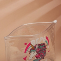 Косметичка из прозрачного PVC 21 х2 х14 см &laquo;Верь в чудеса&raquo;