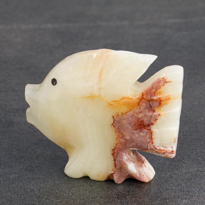 Сувенир «Рыба», 6,3 см, оникс Сувенир «Рыба», 6,3 см, оникс