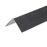 Уголок 30*30 2,7м венге чёрный (двухсторон)