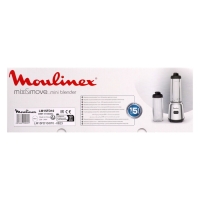 Блендер Moulinex LM15FD10, стационарный, 300 Вт, 1 л, 1 скорость, серебристый