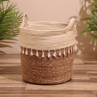 Набор плетёных корзин 3 шт, 31,5х29х26 см Набор плетёных корзин 3 шт, 31,5х29х26 см