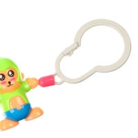 Растяжка на коляску/кроватку &laquo;Цыпленок, зайчик, обезьянка&raquo;, 3 игрушки, цвет МИКС, Крошка Я