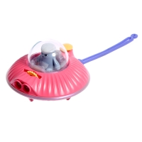 Проектор «Летающая тарелка», свет, цвета МИКС Проектор «Летающая тарелка», свет, цвета МИКС