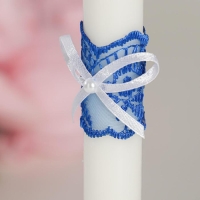 Комплект на стол молодожёнов "Гармония", синий Комплект на стол молодожёнов "Гармония", синий