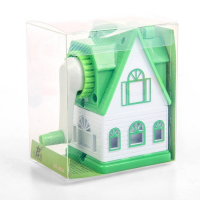 Точилка механическая с контейнером "Домик", МИКС Точилка механическая с контейнером "Домик", МИКС