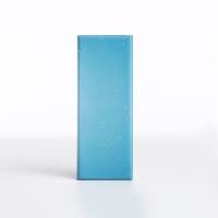 Футляр для очков на хлопушке, длина 15 см, цвет голубой Футляр для очков на хлопушке, длина 15 см, цвет голубой