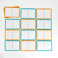 Нейропсихологический набор пиши-стирай &laquo;Рисуй двумя руками. Шаг 1&raquo;, 20 карт, 3+