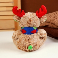 Новый год! Мягкая игрушка «Олень», 15 см, цвет разноцветный Новый год! Мягкая игрушка «Олень», 15 см, цвет разноцветный