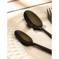 Столовые приборы из нержавеющей стали Доляна &laquo;Античность&raquo;, 4 предмета, цвет чёрный