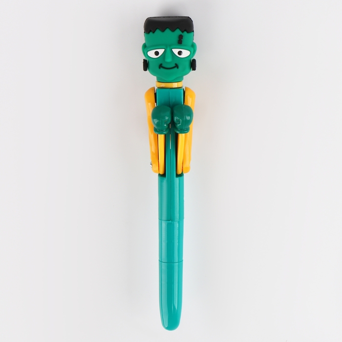 Ручка-прикол &laquo;Зелёный человечек&raquo;, боксер, синяя паста