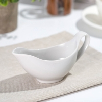 Соусник &laquo;Белый&raquo;, 100 мл, фарфор