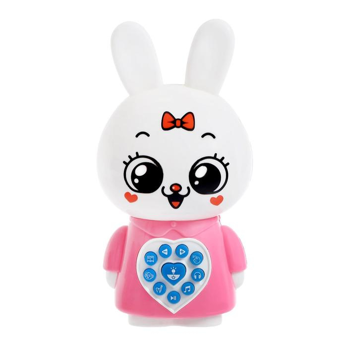 Музыкальная игрушка &laquo;Любимый дружок: Зайчик&raquo;, поёт песни, рассказывает сказки, ушки мигают цветными огоньками