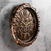 Часы настенные, серия: Интерьер, "Азарина", дискретный ход, d-30 см, микс Часы настенные, серия: Интерьер, "Азарина", дискретный ход, d-30 см, микс