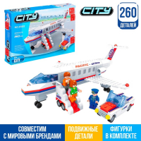 Конструктор &laquo;Гражданский самолёт&raquo;, 252 детали