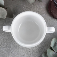 Бульонница фарфоровая Wilmax Stella, 270 мл, d=10 см, цвет белый