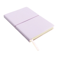 Ежедневник недатированный A5 136 листов deVENTE. Jane, мягкая обложка пвх, резинка, перфорация, ляссе, блок 70, сиреневый Ежедневник недатированный A5 136 листов deVENTE. Jane, мягкая обложка пвх, резинка, перфорация, ляссе, блок 70, сиреневый