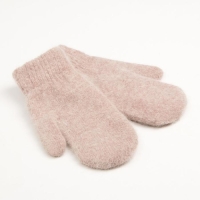 Варежки женские MINAKU однотонные,размер 6,5 цв.бежевый Варежки женские MINAKU однотонные,размер 6,5 цв.бежевый