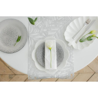 Тарелка фарфоровая Доляна &laquo;Сьюзен&raquo;, d=27 см, цвет белый