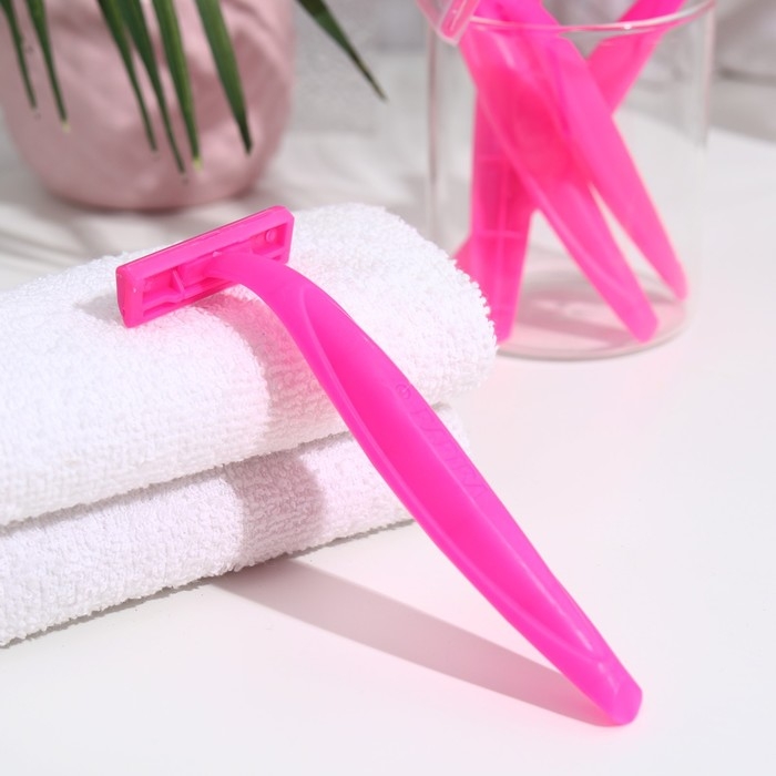 Бритвенные станки одноразовые Rapira Berry, 2 лезвия, 5 шт Бритвенные станки одноразовые Rapira Berry, 2 лезвия, 5 шт