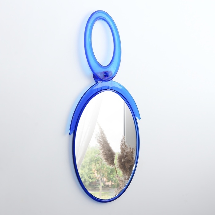 Зеркало настольное - подвесное, зеркальная поверхность 12,5 × 16,5 см, цвет МИКС Зеркало настольное - подвесное, зеркальная поверхность 12,5 × 16,5 см, цвет МИКС