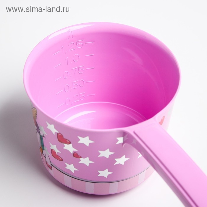 Ковш пластиковый для купания и мытья головы, детский банный ковшик «Единорог», 1,5 л., ДЕКО Ковш пластиковый для купания и мытья головы, детский банный ковшик «Единорог», 1,5 л., ДЕКО