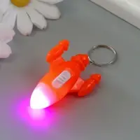 Фонарик свет на кольце "Ракета" LR41x3 шт МИКС 5х3х1,7 см