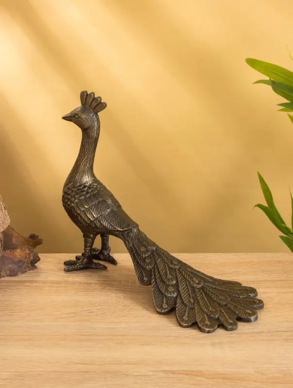 Сувенир &laquo;Павлин&raquo;, 28&times;12&times;21 см, алюминий