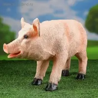 Садовая фигура "Свинка" 24х44см