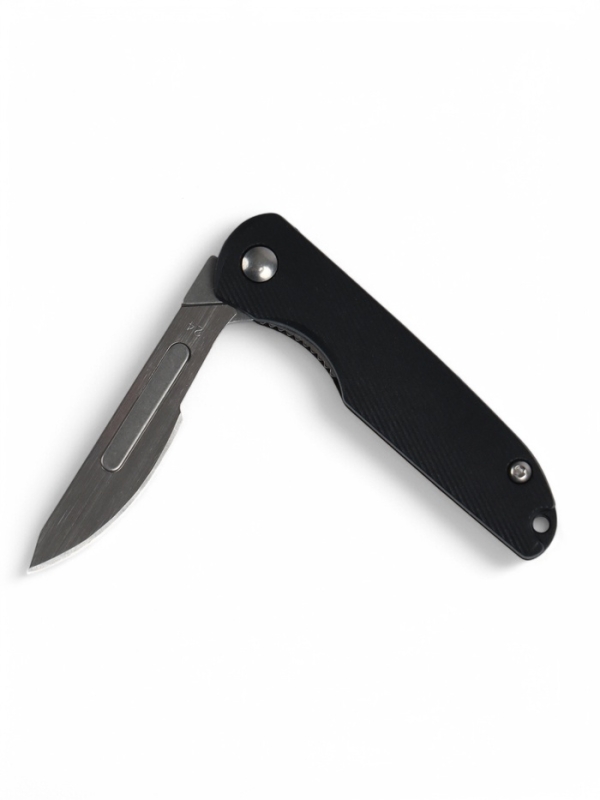 Нож туристический складной, 15см, клинок 55мм/0,4мм, со сменным лезвием