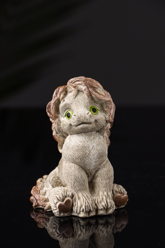 Фигура "Жеребёнок" размер 8х6х6 см, бежевый