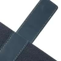 Ежедневник недатированный формат А5, с хлястиком, 128л, линия, пвх, Индиго