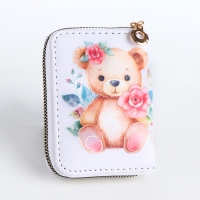 Кошелёк детский на молнии &laquo;Выбражулька&raquo;, цвет белый