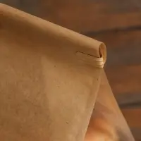 Пакет крафт бумажный, с окном, прямоугольное дно, 13 х 10 х 28 см